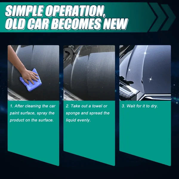 3 In 1 High Protection Ceramic Car Coating Spray (Pack Of 2)
