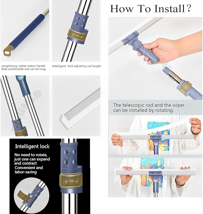 Silicon floor wiper & cleaner