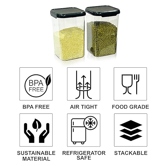 Pack of 12 kitchen storage container box
