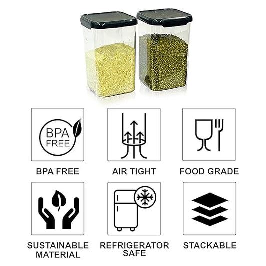 Pack of 12 kitchen storage container box