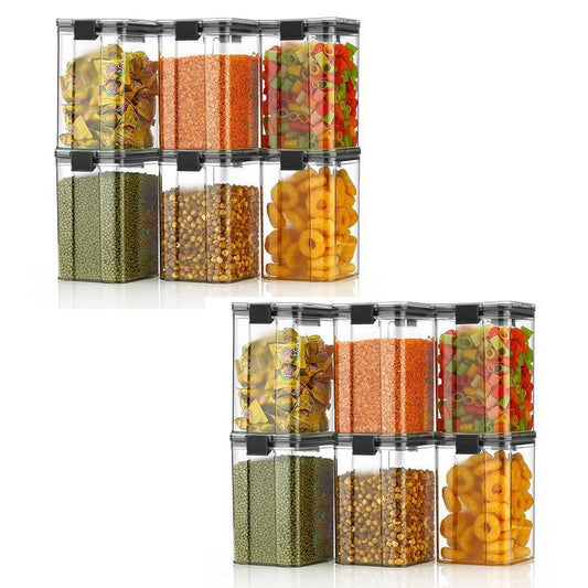 Pack of 12 kitchen storage container box