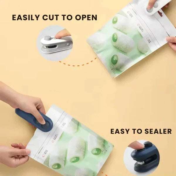 Portable 2-in-1 USB Sealer & Cutter – Seal Packets in Seconds!
