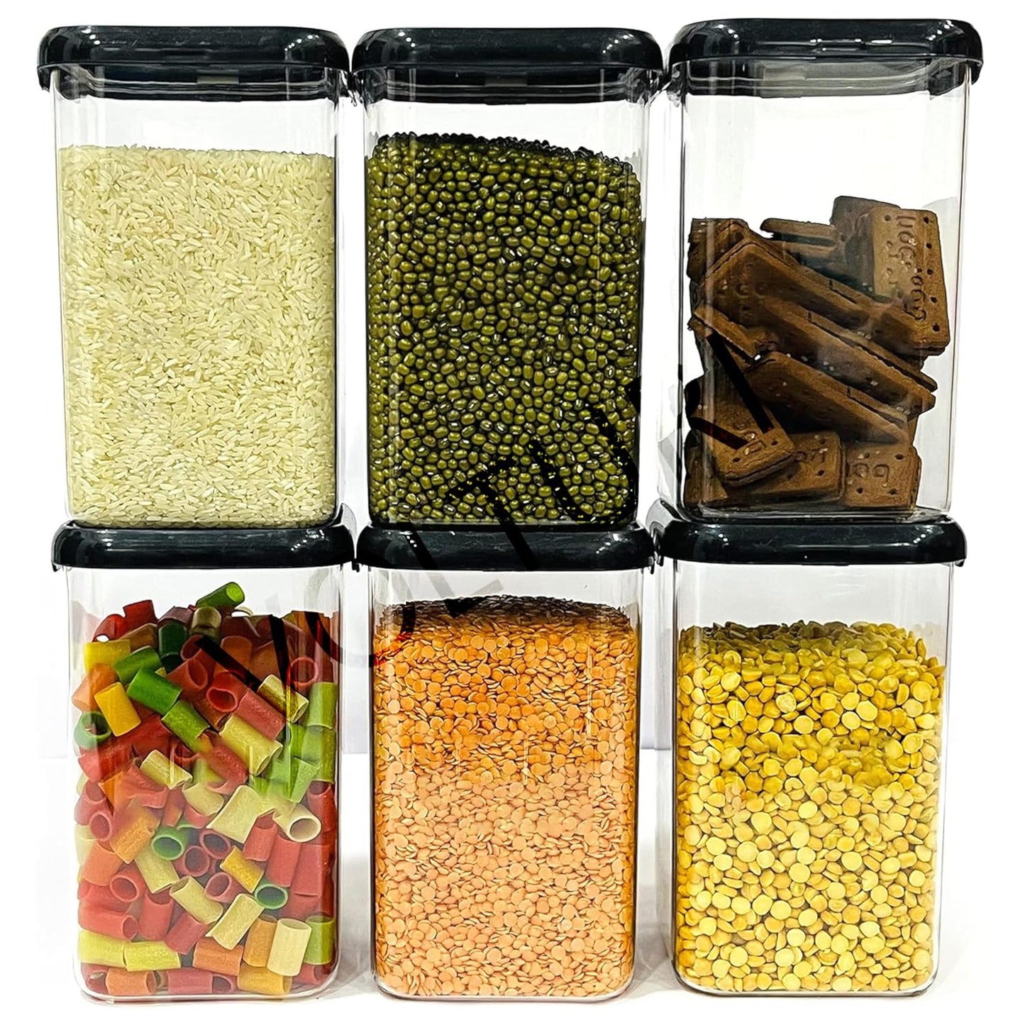 Pack of 12 kitchen storage container box