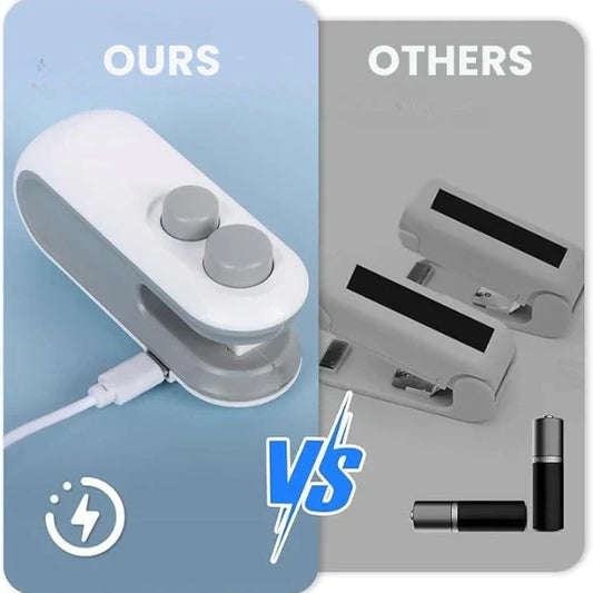 Portable 2-in-1 USB Sealer & Cutter – Seal Packets in Seconds!