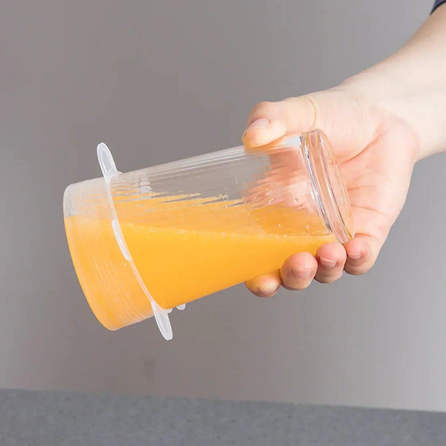 Multipurpose Silicone Lid - Reusable & Microwave Safe (Pack of 6)